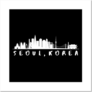 Seoul, Korea - Skyline Posters and Art